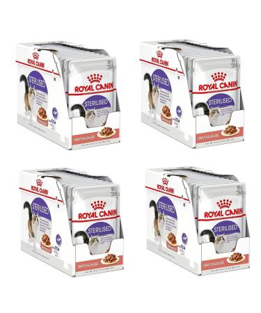 Royal Canin Sterilised Adult Wet Cat Food in Gravy 48 x 85g