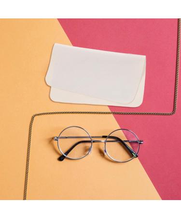 Buy 12pcs Glasses Cleaner Wipes & Cloth - Lens Cleaning Solution for Eyeglasses Cameras & More | Suede Material Streak-Free Shine - Buy Online on GoSupps.com