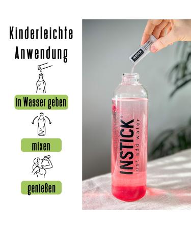 Intick Sugar-Free Energy Drink - Low-Calorie Instant Powder with Caffeine & Vitamins - 12 Pack (0.25L Each) - Boost Your Energy! - Buy Online on GoSupps.com