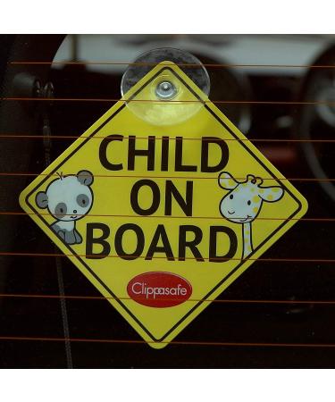 Clippasafe Baby and Child On Board Sign - Buy Online on GoSupps.com