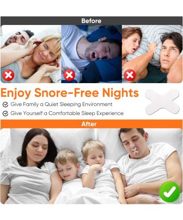 Advanced Gentle Anti Snoring Mouth Tape - Improve Nasal Breathing and Sleep Quality - Buy Online on GoSupps.com