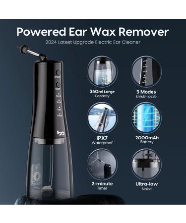 Effective Ear Wax Removal Tool Kit | Water Powered Ear Cleaner with 3 Modes & IPX7 Waterproof Design - Buy Online on GoSupps.com