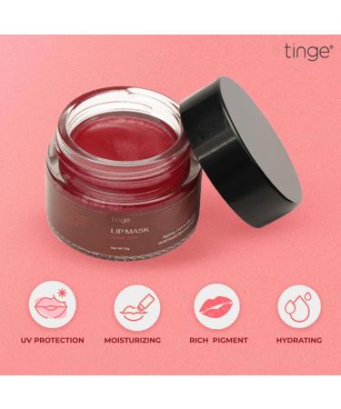 Generic Tinge Lip sleeping mask Organic Night Lip Masks for Women Hydrating Lip Balm & Moisturizer for Dry lips 100% Vegan Lip Care (Weaver Pink)-15GM - Buy Online on GoSupps.com