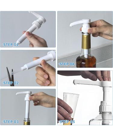 4-Pack Coffee Syrup Pump 750ml Dispenser Pump for Syrup Bottles Coffee Flavoring Syrup Pump 25.4 Oz Bottles - Buy Online on GoSupps.com