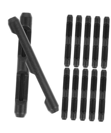 Lalafina 10 pairs of slipproof cover made of silicone q handles Anti-ear-bone Silicone without sleeve ear cups for sunglasses Anti-slip handles nostrils.