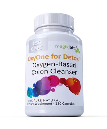 MagixLabs OxyOne for Detox   Powerful All Natural Oxygen-Based Colon Cleanser (Oxy Magnesium Powder) for Cleanse + Detox - 180 caps