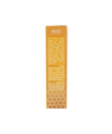 Om SHE Aromatherapy Manuka Honey Eye Cream - Nourish & Revitalize Your Skin | International Shipping Available - Buy Online on GoSupps.com