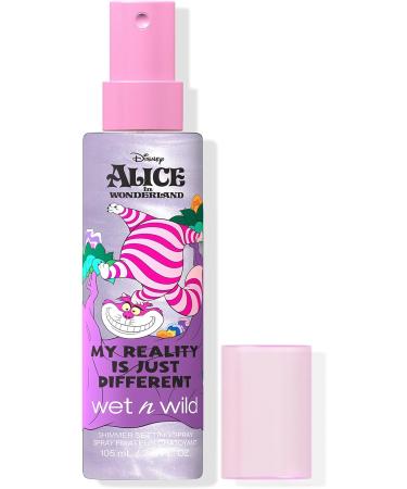Wet n Wild Alice in Wonderland Shimmer Setting Spray with Hyaluronic Acid - Long-Lasting & Lightweight for All Skin Types - Buy Online on GoSupps.com
