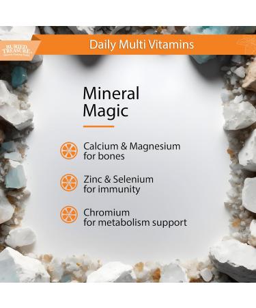 Buried Treasure VM100 Daily Multi - 32 Servings Liquid Vitamins & Minerals Supplement | International Shipping Available - Buy Online on GoSupps.com