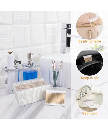 1000 ct Bamboo Cotton Swabs - Biodegradable Double Tips - Natural Organic - for Ear Beauty & Personal Care - Buy Online on GoSupps.com