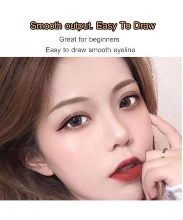 Waterproof Gel Eyeliner Smooth Rainproof Gel Eyeliner for Older Women Sharpenable Eye Liner Pencils Black Brown with Pencil Sharpener Mild Formula Longwear for Women Girls Wynott 02#deep Black - Buy Online on GoSupps.com