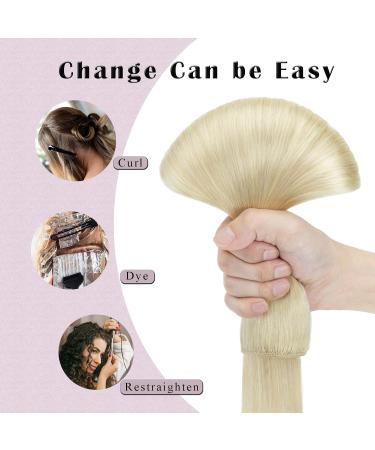 8-24 Inch Clip in Hair Extensions One Piece 100% Remy Human Hair 3/4 Full Head Straight Long (14 inch/45g #60 Platinum Blonde) 14 Inch (40 g)-1pc Platinum Blonde - Buy Online on GoSupps.com