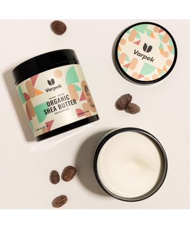 Organic Unrefined Shea Butter - 100% Pure Natural Moisturizer for Hair & Skin | Varpek - Buy Online on GoSupps.com