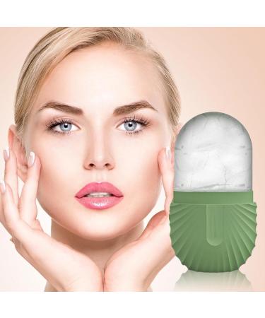 Shop Eis Facial Scooter - Reusable Cooling Silicone Ice Cube Roller for Glowing Skin | Durable Ice Mold & Massager - Green Shell Pattern - Buy Online on GoSupps.com