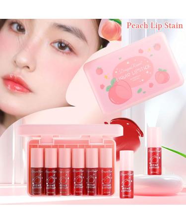 TITIMORE Lip Tint Stain Set - 6 Colors , Waterproof Long Lasting Korean Lip Gloss - Multi-Use Lip and Cheek Tint - Buy Online on GoSupps.com