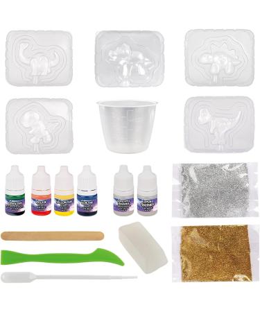 XXTOYS Dino Soap Making Kit - Educational STEM Gift for Kids 4-6 - Dinosaur Soap Crafts & Science Experiments - Fun Activity for Boys & Girls - Buy Online on GoSupps.com