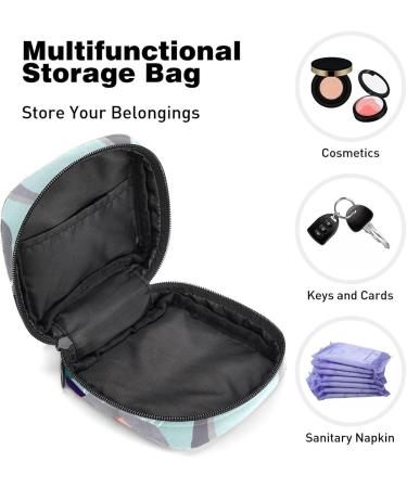 Shop Women's Portable Period Kit Bag | Bonds Storage Pockets in Elephant Design Perfect Feminine Product Organizer | Color4 - Buy Online on GoSupps.com