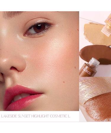 Cream Highlight Stick | Liquid 2 in 1 Makeup Shading Stick | Waterproof Sweatproof and Non-Sticky Makeups Suitable for Face Body and 03 - Buy Online on GoSupps.com