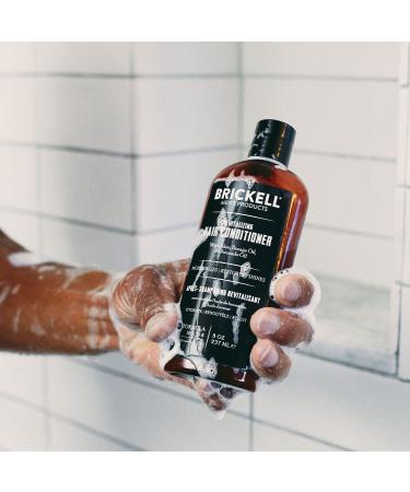 Brickell Men's Revitalizing Hair Conditioner - Natural & Organic - Restores Shine & Moisture - 8oz - Scented - New Formula - Buy Online on GoSupps.com