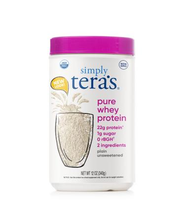 teraswhey Simply Pure Whey Protein, Plain 12 oz