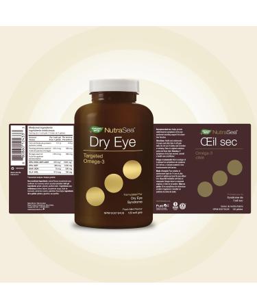 NutraSea Dry Eye Targeted Omega-3 1500 mg of EPA + DHA 150 mg of GLA 120 count soft gel & Dry Eye Targeted Omega-3 1500 mg of EPA + DHA 150 mg of GLA 200 ml Liquid Omega-3 + Omega-3 200 ml Liquid - Buy Online on GoSupps.com