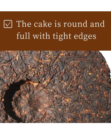  LWXLJMJZC LWXLJMJZC -Ripe Yunnan Pu-erh Fermented Puer Tea (cook) Puer Chinese Black 357g (150 Cups) - Buy Online on GoSupps.com