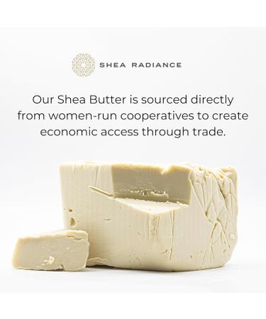 Buy Shea Radiance P.U.R.E Raw Shea Butter | 100% Natural Unrefined Body Butter for Sensitive Skin | Soothes & Moisturizes | 7.5 oz - Buy Online on GoSupps.com