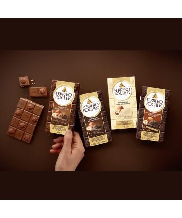 FERRERO ROCHER Premium Chocolate Bar Dark Chocolate and Hazelnut Bar 8 bars 720g Dark Hazelnut - Buy Online on GoSupps.com