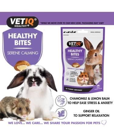 VETIQ Healthy Bites Small Animals Variety Pack 4x30g For Hamster Guinea Pig & Rabbit Treats Odour control Nutrition booster immune system care calming remedy dental care with no preservatives 30 g (Pack of 4) Variety Pack 4x30g - Buy Online on GoSupps.com