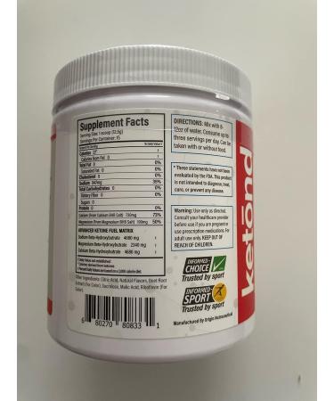 Ketond Exogenous Ketones Advanced Blend Drink Ketones for Rapid Weight Loss - Best Fuel for Energy  Mental Performance and Weight Loss - Tigers Blood (15 Servings) - Buy Online on GoSupps.com