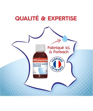 MERCUROCHROME - Aqueous solution of eosin - 100 mL - Can be used as a dye - To be used diluted in a cosmetic base - Made in F - Buy Online on GoSupps.com