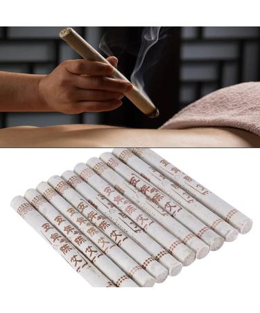 Semme 5 Years Pure Moxa Stick - Chinese Mugwort for Swelling & Dark Circles | 10 Pieces for Mild Moxibustion - Buy Online on GoSupps.com