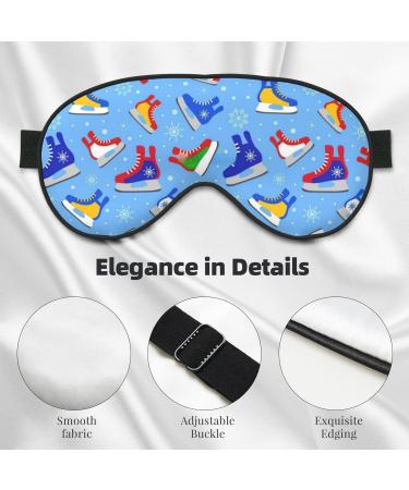 Shop Hockey Elements Creative Patterned Sleep Mask | Adjustable Breathable & Fashionable Eye Mask for Comfort - International Shipping Available - Buy Online on GoSupps.com