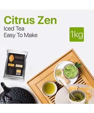 Teaforia Matcha Lemonade Iced Tea-1kg Matcha Green Tea Powder with dehydrated Lemon Great for a Citrus Boost Matcha Iced Tea Make the perfect Matcha Iced Tea at Home with Ease Just add hot water. - Buy Online on GoSupps.com