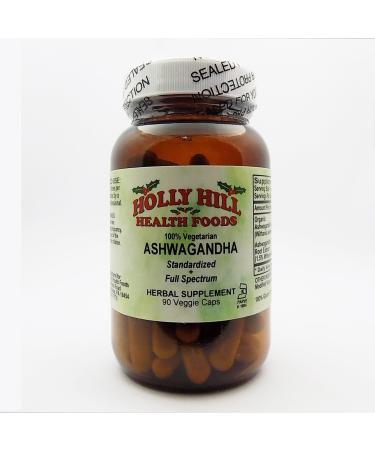 Holly Hill Health Foods Ashwagandha 90 Vegetarian Capsules