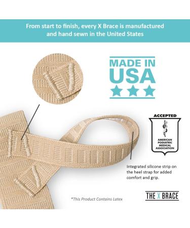 Tuli's X Brace Arch Support & Compression for Sever's Disease, Plantar Fasciitis, Flat Feet - 2 Pairs Medium - Buy Online on GoSupps.com