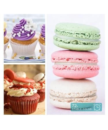 12 Color Food Grade Liquid Food Coloring Set for Cake Decorating - Edible Rainbow Dye for Icing, Fondant, Cookies - Includes Slime Coloring - Decorating Supplies Kit - 0.35 Fl. oz/Bottles - Buy Online on GoSupps.com