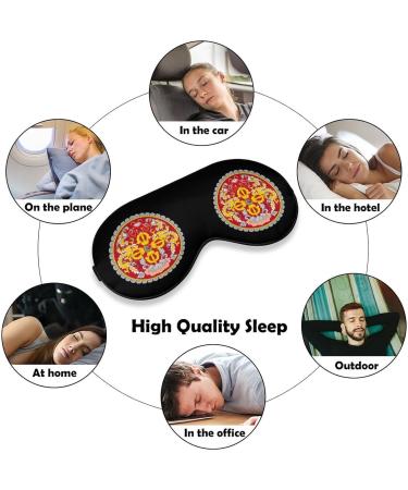 Coat Arms of Bhutan Sleep Mask - Adjustable Blindfold for Men and Women - Ideal for Travel and Night Time - Blocks Light for a Restful Sleep - Buy Online on GoSupps.com