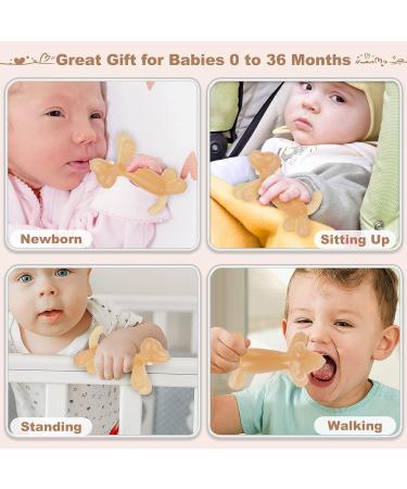 HMMY Baby Teething Toys for Babies 0-12 Months - Soft Silicone Baby Chew Teether for Infants, Toddlers - Unisex Birthday Gift - Buy Online on GoSupps.com