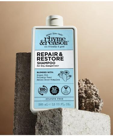 Rhyme & Reason Repair and Restore Shampoo & Conditioner Combo - 13 Fl. Oz. | Vegan Cruelty-Free Hydrate & Repair for Dry Damaged Hair - Buy Online on GoSupps.com