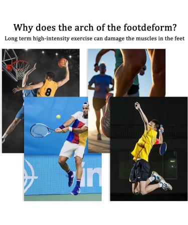 Orthotic Insoles for Plantar Fasciitis Relief | Arch Support Inserts for Men & Women | Shock-Absorbing Comfort for Flat Feet & High Arches | Breathable Design - Black 275mm - Buy Online on GoSupps.com