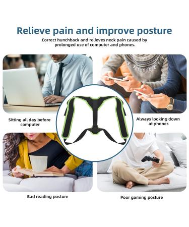 ALLWELL Back Brace & Posture Correction Belt - Pain Relief Shoulder Support & Back Straightener for Optimal Comfort - Buy Online on GoSupps.com