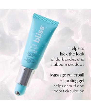 Bliss Serum and Eye Cream 2pc Set: Bliss Bright Idea Vitamin C + Tri-Peptide Brightening Serum - 1 Fl Oz - Hydrating Illuminating Face Cream with Peptides and Eye Do All Things Hydrating Eye Cream - Buy Online on GoSupps.com