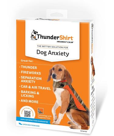 ThunderShirt for Dogs Large Camo Polo - Anxiety Vest for Large Dogs (41-64 lbs) - Buy Online on GoSupps.com