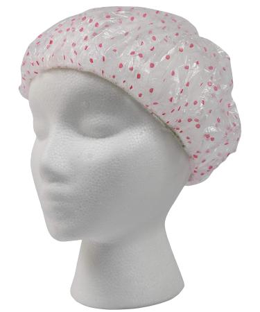 Set of 16 Black Duck Brand Polk-A-Dot Design Shower Caps - Ideal for Rain, Perms, and Hair Treatments - Buy Online on GoSupps.com