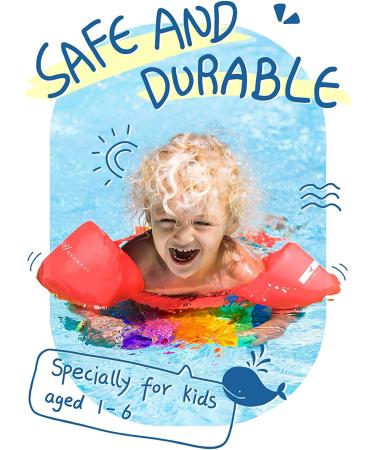 NEXWAVE Toddler Swim Vest 30-50 lbs - Mermaid Design | Kids Floatie for Pool/Beach | Baby/Children Float up to 50 lbs - Buy Online on GoSupps.com