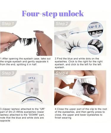 Magnetic Eyelashes with Applicator 4 Pairs Reusable Magnetic Lashes Magnetic Eyelashes without Eyeliner Magnetic False Eyelashes Kit Magnetic Glue-Free Waterproof Reusable 3D Magnetic Eyelash Set - Buy Online on GoSupps.com