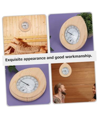 Yardwe Outdoor Thermometer - Hygrothermographer for Sauna & Kitchen | White Pine & Copper Indoor/Outdoor Measuring Device - Buy Online on GoSupps.com