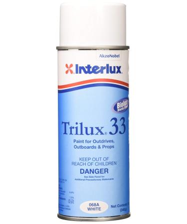 Interlux YBA068A/16 Trilux 33 Aerosol Antifouling Paint - White, 16 oz.