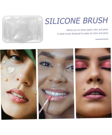 Housoutil 1set Lip Brush Silicone Brush for Lip Makeup Lip Gloss Makeup Supplies Cosmetics Accessory Lip Mask Applicator Lip Mask Brush Accessories Major White Miss 8x4.5cm White - Buy Online on GoSupps.com